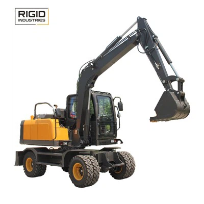 Excavadora de ruedas de 8 toneladas